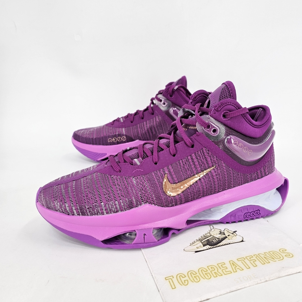 Nike React Air Zoom GT Jump 2 Viotech Basketball Men's Shoes - Picture 1 of 14
